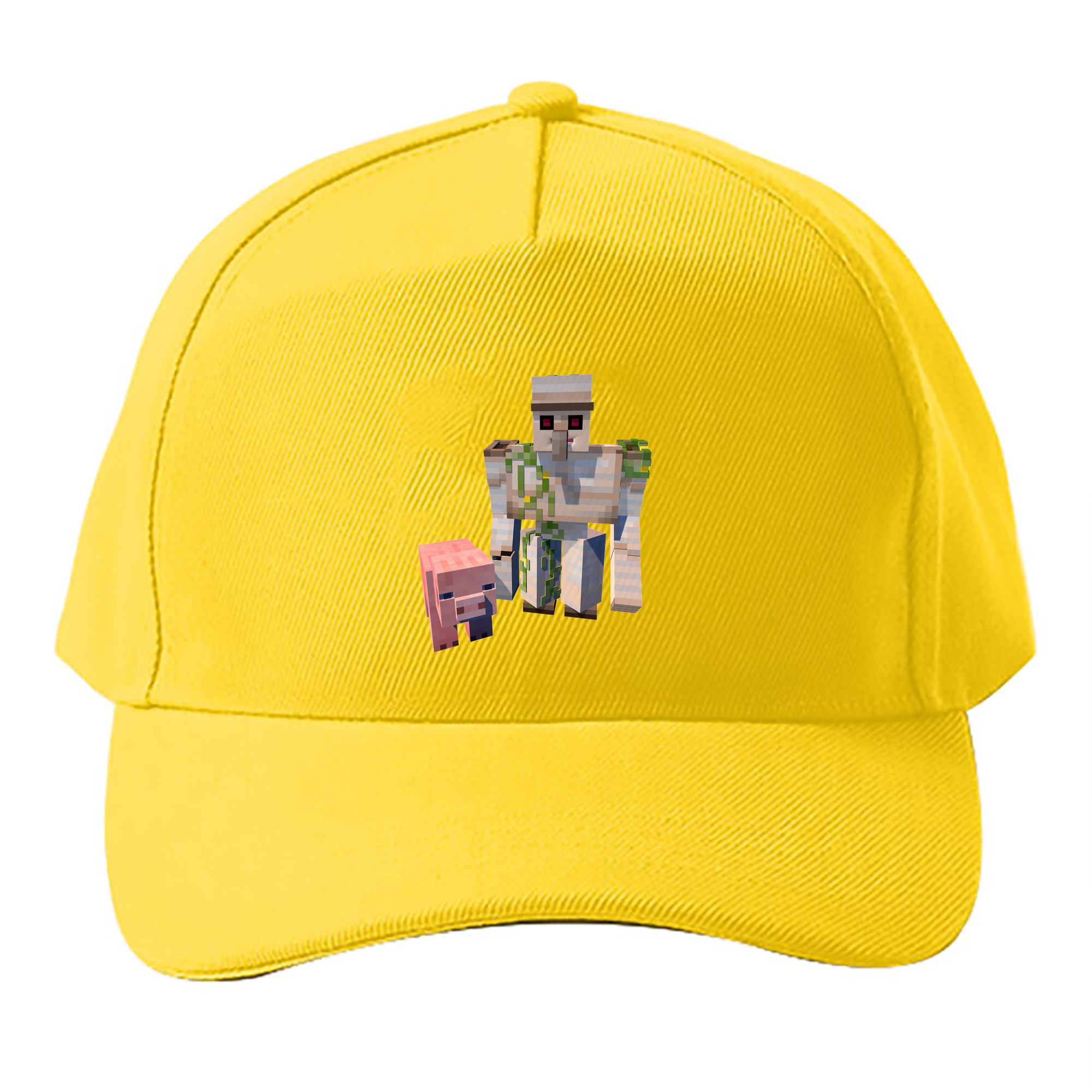 （画像用） マインクラフト ブロックの世界 Minecraft MC Block world ベースボールキャップ 綿100％ 男女兼用 帽子 スポーツ